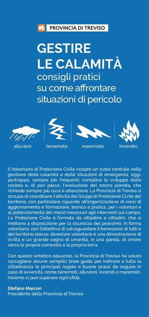 Gestire le calamità