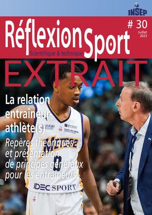 La relation entraîneurathlète( s) Repères théoriques et présentation de principes généraux pour les entraîneurs