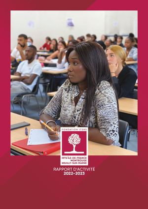 Rapport d'activité 2022-2023 de l'IRTS IDF Montrouge Neuilly-sur-Marne