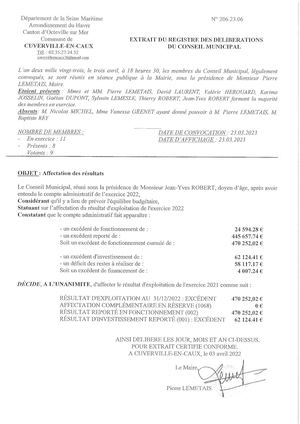 206 23 06 Affectation Des Résultats