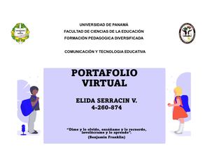Portafolio Comunicación y Tecnología Educativa