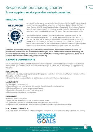 Responsible Purchasing Charter 2022
