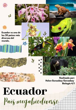 Ecuador País Megadiverso