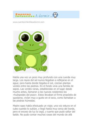 Cuento El Sapo