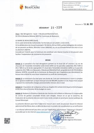 Fichier Parution Décision 23 220 Du 19 07 2023