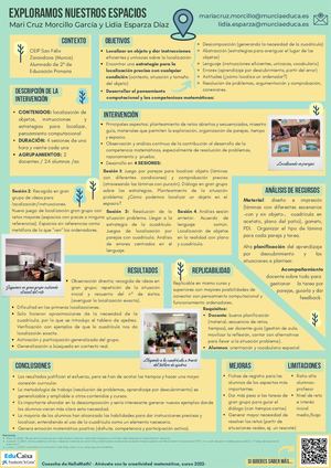 2023/ EP Exploramos Nuestros Espacios. Lidia Esparza Y Mari Cruz Morcillo. 2023