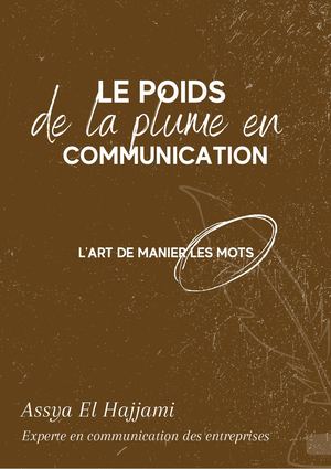 Livre Blanc le poids de la plume
