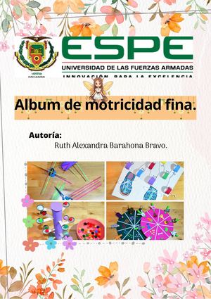 Álbum Motricidad fina.