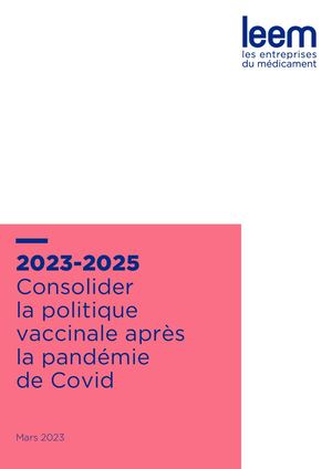 2023-2025 Consolider la politique vaccinale après la pandémie de Covid
