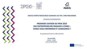 Epec Ville De Paris Session D'information Prix Des Entrepreneurs Engagés Avec Questions Réponses 12 04 23