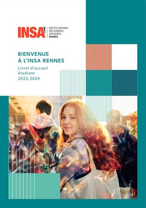 Livret d'accueil des étudiants rentrée 2023