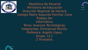 Avances Tecnologicos Y Chips