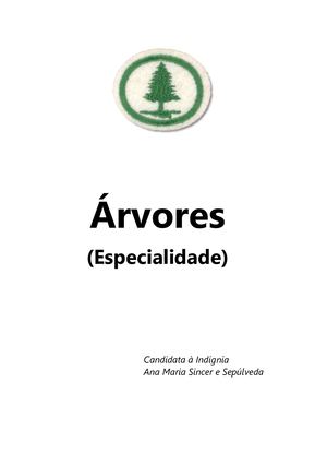 Especialidade De ÁRvores, Ana Maria Sincer E Sepúlveda