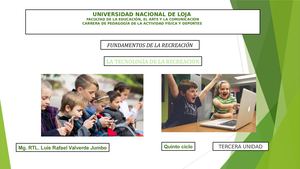 La Tecnología De La Recreación