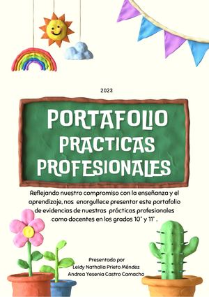 Portafolio Practicas Profesionales