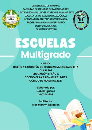 Escuelas Multigrado
