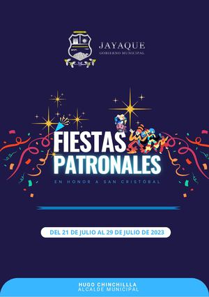 REVISTA FIESTAS PATRONALES 2023