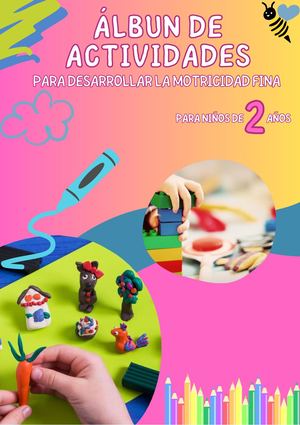ÁLbum De Estimulación Temprana Para Desarrollar La Motricidad Fina