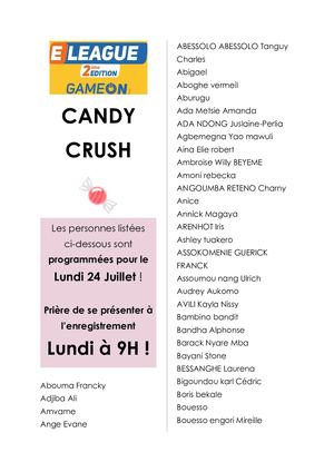 Eleague 2023 Liste Participants