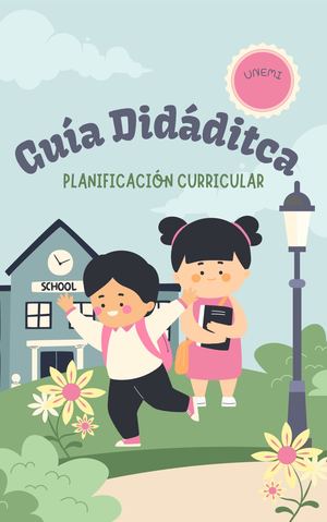 Guía Didáctica De Planificación Curricular