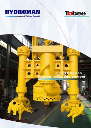Excavator mounted hydraulic submersible dredge pump