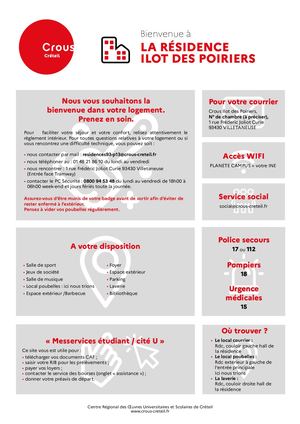Bienvenue à la Résidence Ilot des Poiriers