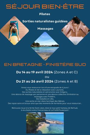 Plaquette Séjour Bien êTre Avril 2024