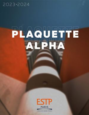 Plaquette Alpha ESTP 2023-2024