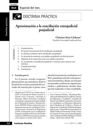 8 Conciliación Posjudicial 2016 Ch Stein C