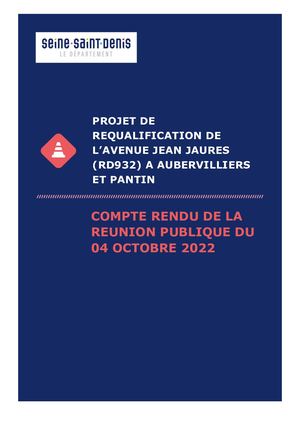 Compte rendu réunion publique Rd 932 Bv