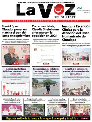 La Voz del Sureste 25 07 2023