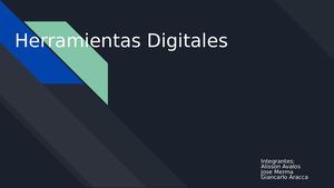 Herramientas Digitales