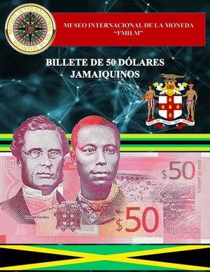 Billete De 50 Dólares Jamaiquinos. Museo Internacional De La Moneda