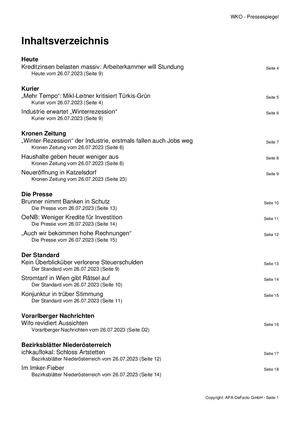 20230726 Pressespiegel