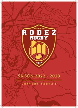Plaquette Rodez Rugby saison 22/23