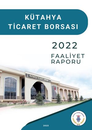 Kütbo 2022 Faaliyet Raporu