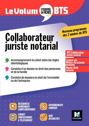 Le Volum' BTS - Collaborateur juriste notarial