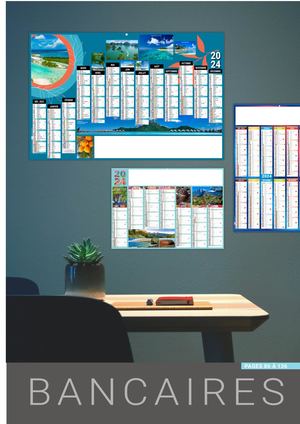 Ms Calendriers Calendriers Bancaires 2024