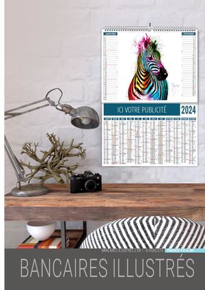 Ms Calendriers Calendriers Bancaire Illustres 2 En 1 2024