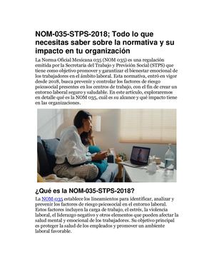 Calaméo - Nom 035 Stps 2018; Todo Lo Que Necesitas Saber Sobre La ...