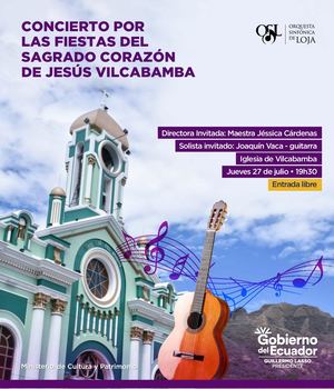 Concierto por las fiestas del Sagrado Corazón de Jesús Vilcabamba