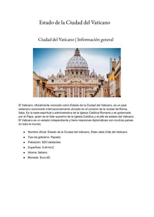 Estado De La Ciudad Del Vaticano