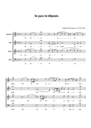 16 In pace in idipsum