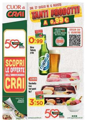 Volantino Cuor Di Crai Regina dal 27 luglio al 6 agosto