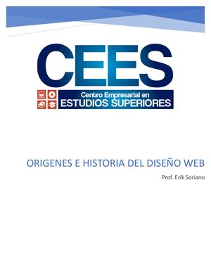 Origenes E Historia Del Diseño Web