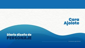 Diario diseño de personaje