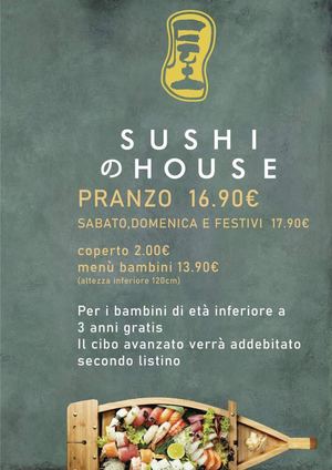 Menu Pranzo Sushi House