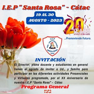 PROGRAMA ANIVERSARIO 2023