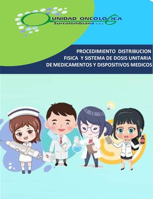 Capacitacion Procedimiento Distribucion Fisica Y Sistema De Dosis Unitaria De Medicamentos Y Dispositivos Medicos