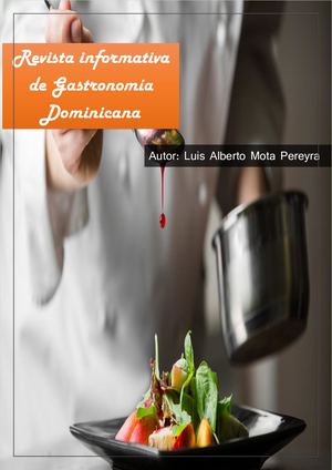 Tarea 1 de Gastronomía Dominicana